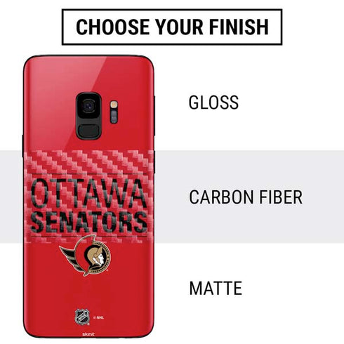 NHL Ottawa Senators Lineup Galaxy S9 Skin